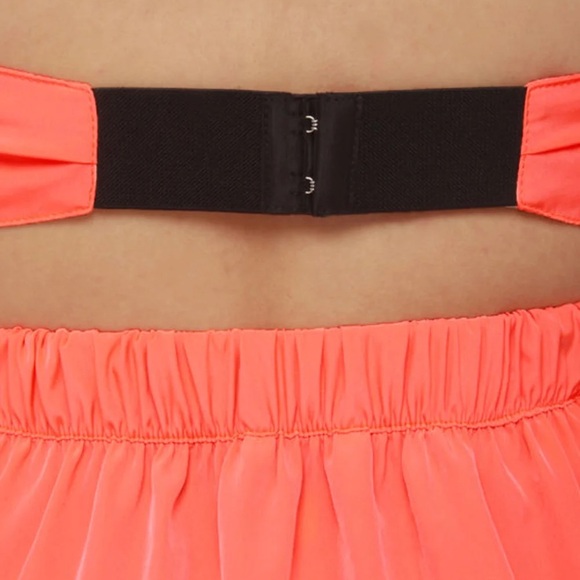 BB Dakota Lunette Neon Coral Halter Dress - Picture 3 of 7